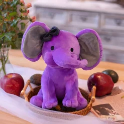 Peluche éléphant colorée