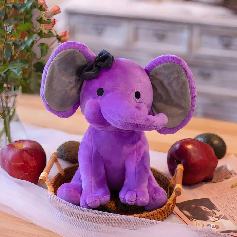 Peluche éléphant colorée