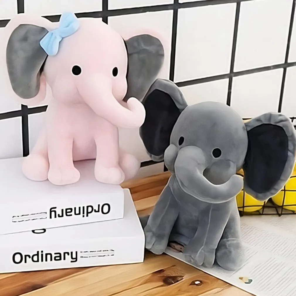 Peluche éléphant colorée