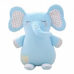 Peluche éléphant mignonne bleue