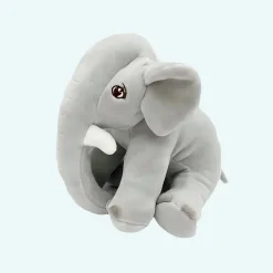 Peluche éléphant mignonne grise