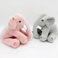 Peluche éléphant mignonne grise