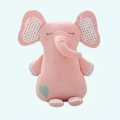 Peluche éléphant mignonne rose
