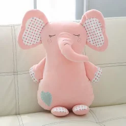 Peluche éléphant mignonne rose