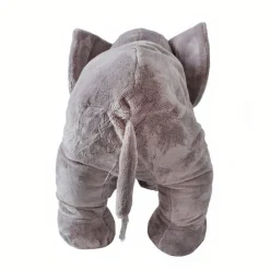 Peluche éléphant oreiller grise