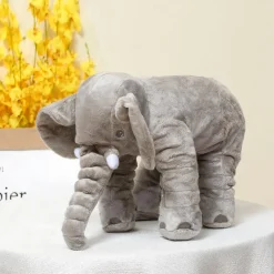 Peluche éléphant oreiller grise