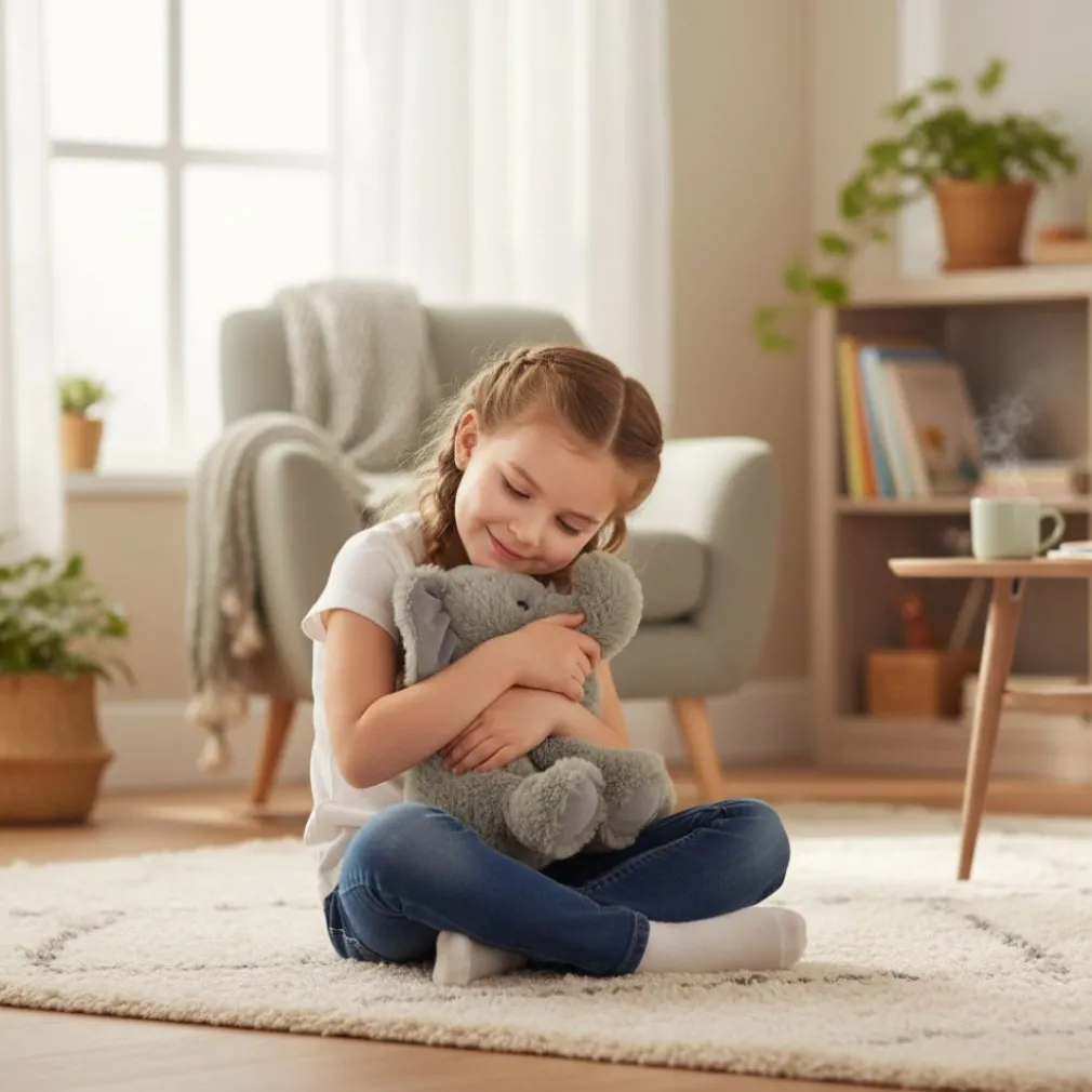 Peluche éléphant tout doux