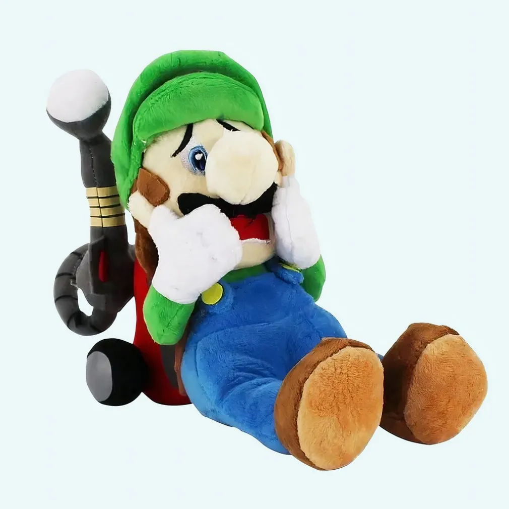 Peluche Luigi terrifié
