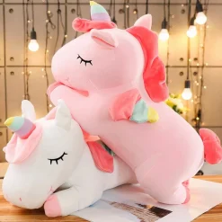 Peluche merveilleuse licorne Blanche
