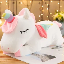 Peluche merveilleuse licorne Blanche