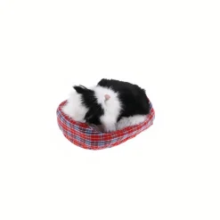 Peluche mini chat endormi