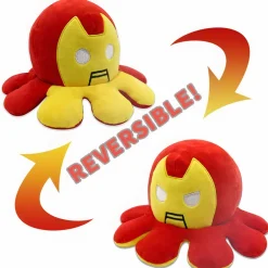 Peluche mini pieuvre réversible