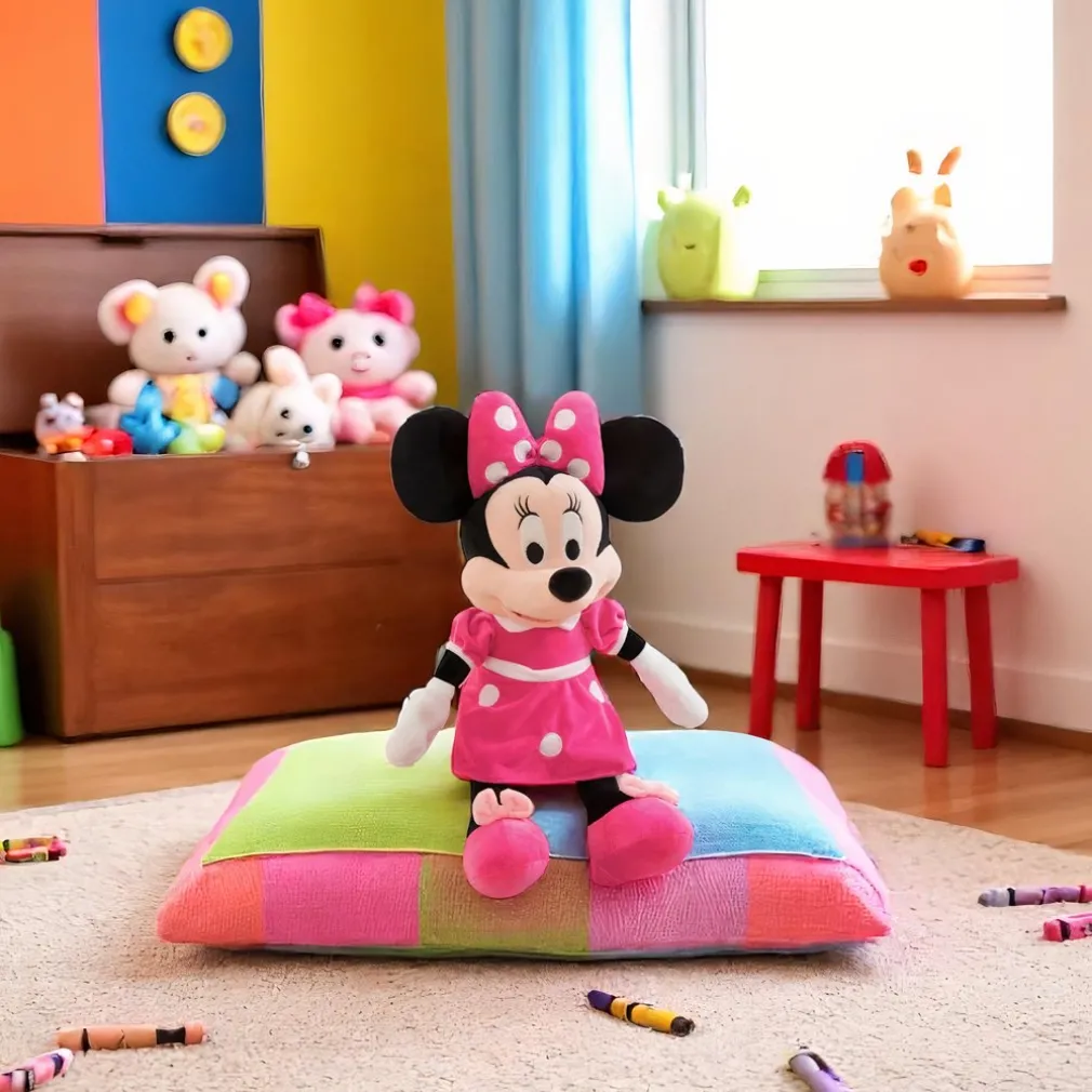 Peluche Minnie Mouse rose