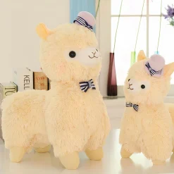 Peluche Monsieur Lama violet