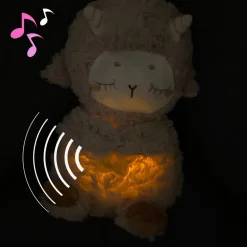 Peluche mouton qui respire avec berceuse apaisante