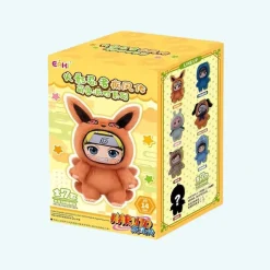 Peluche Naruto style Labubu boîte mystère