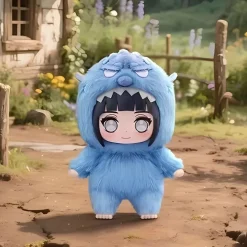 Peluche Naruto style Labubu boîte mystère