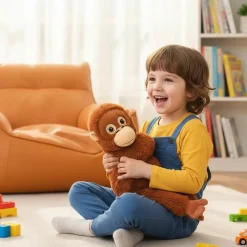 Peluche orang-outan à scratch
