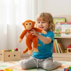 Peluche orang-outan mignon