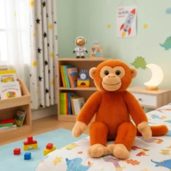 Peluche orang-outan mignon