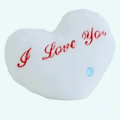 Peluche oreiller blanc I Love You