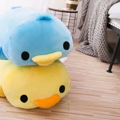 Peluche oreiller canard couché