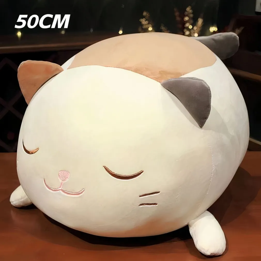 Peluche oreiller chat adorable pour enfant