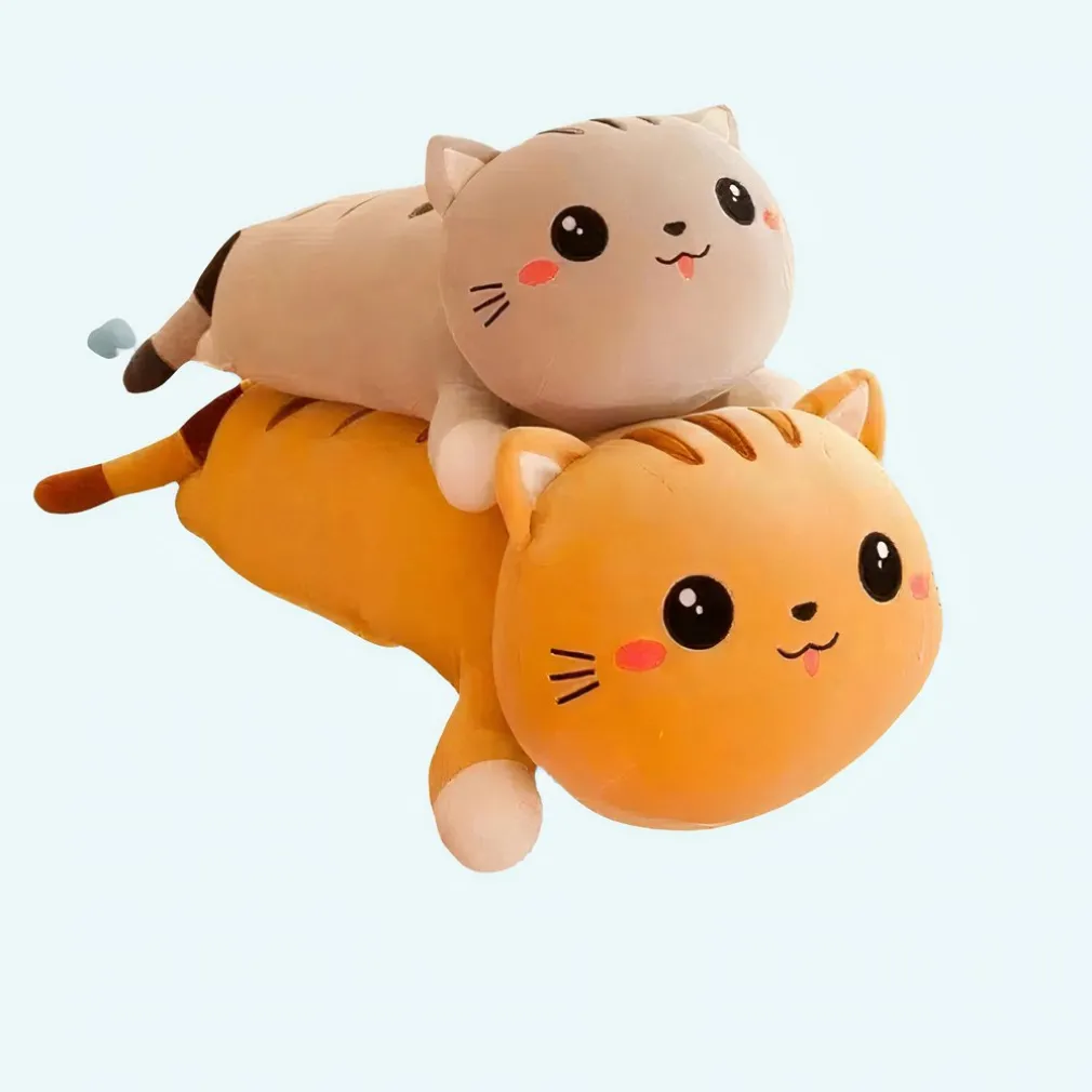 Peluche oreiller chat décoratif