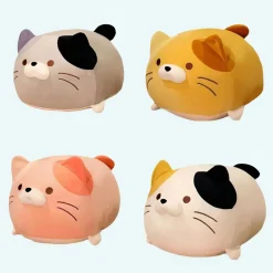 Peluche oreiller chat doux