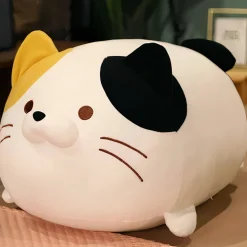 Peluche oreiller chat doux