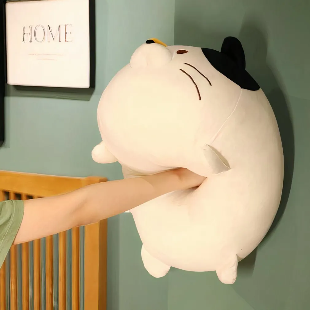 Peluche oreiller chat doux