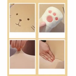 Peluche oreiller chat doux et mignon