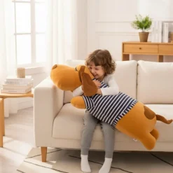 Peluche oreiller chien love