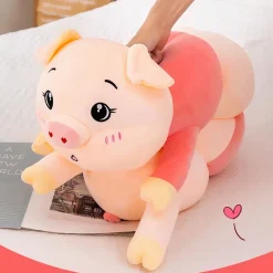 Peluche oreiller en forme de cochon doux