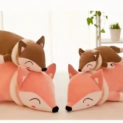 Peluche oreiller en forme de renard