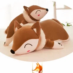 Peluche oreiller en forme de renard