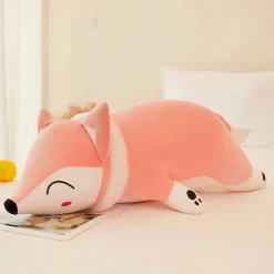 Peluche oreiller en forme de renard