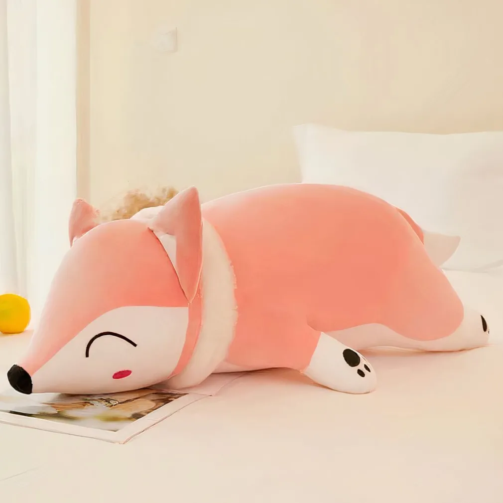 Peluche oreiller en forme de renard