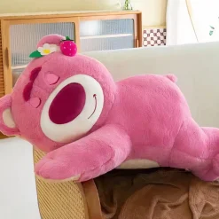 Peluche oreiller ours rose