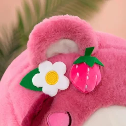 Peluche oreiller ours rose