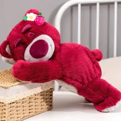 Peluche oreiller ours rose