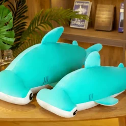 Peluche oreiller requin tête de marteau