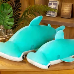 Peluche oreiller requin tête de marteau
