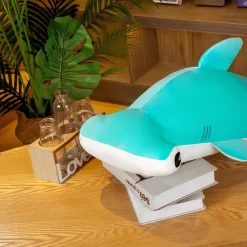 Peluche oreiller requin tête de marteau