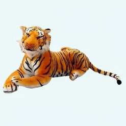 Peluche oreiller tigre marron