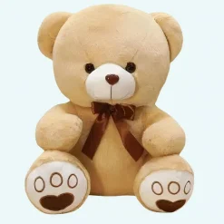 Peluche ours beige à croquer