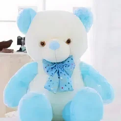 Peluche ours bleu kawaii