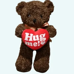 Peluche ours brun gros câlins