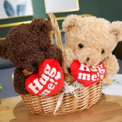 Peluche ours brun gros câlins