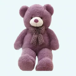 Peluche ours géant violet